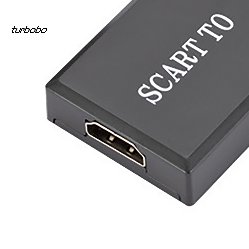 Turbobo Bộ Chuyển Đổi Tín Hiệu Video Kỹ Thuật Số SCART Sang HDMI 1080P Cho Máy Tính