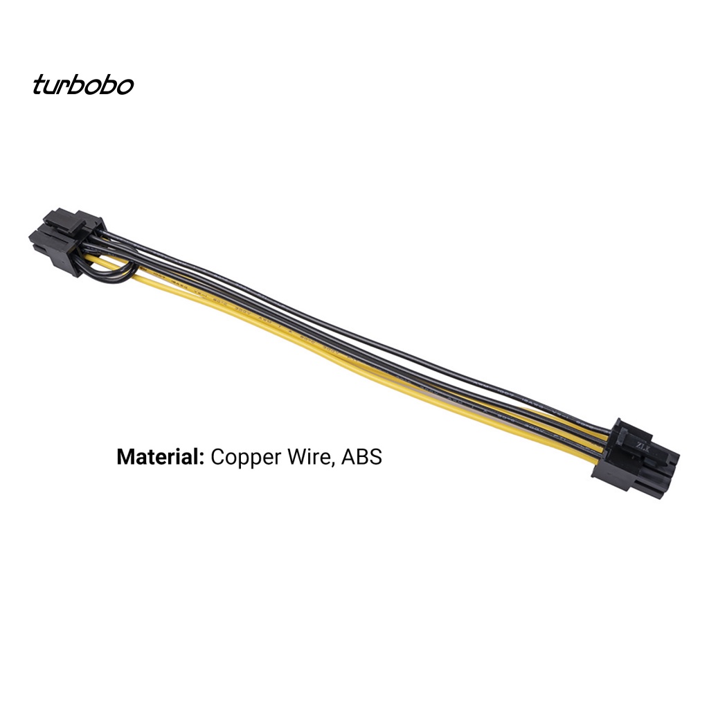 Set 10 Cáp Chuyển Đổi Nguồn Điện 6 Pin Female Sang 8 Pin Female Tiện Lợi Dành Cho Máy Tính Thẻ Đồ Họa