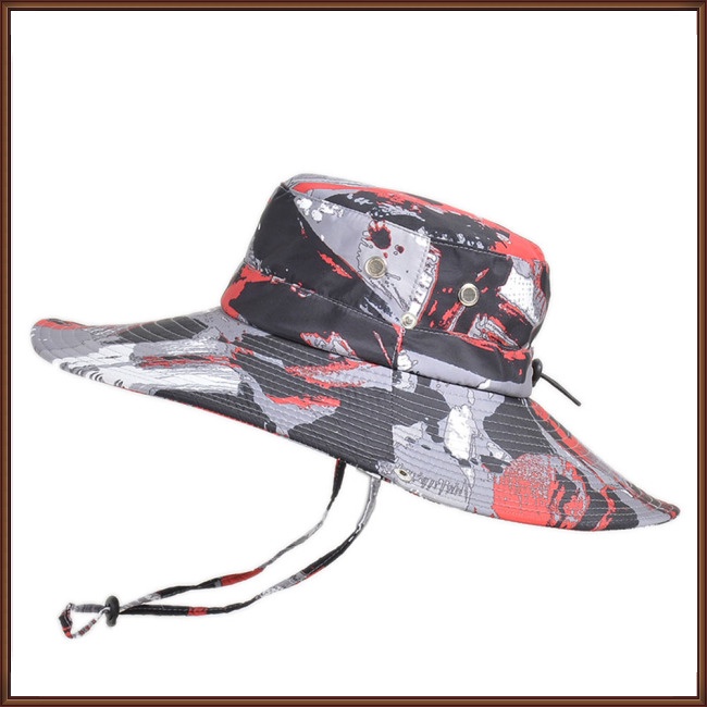 Mũ Vành Rộng Họa Tiết Rằn Ri Thời Trang Mùa Hè Cho Nam