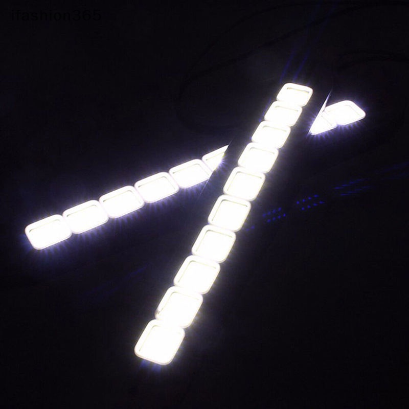 1 Đèn Led 1X 10 Bóng 12V DRL COB Chống Nước Dùng Ban Ngày Cho Xe Hơi