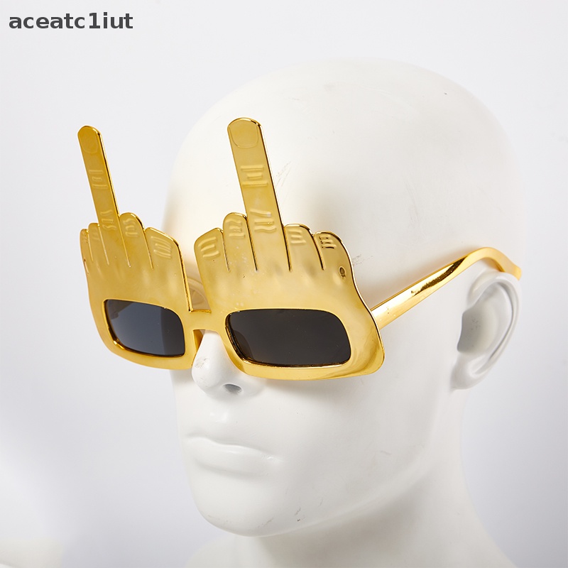 Sáng Tạo dọc giữa ngón tay bên kính đạo cụ trang trí vui Kính mát mới