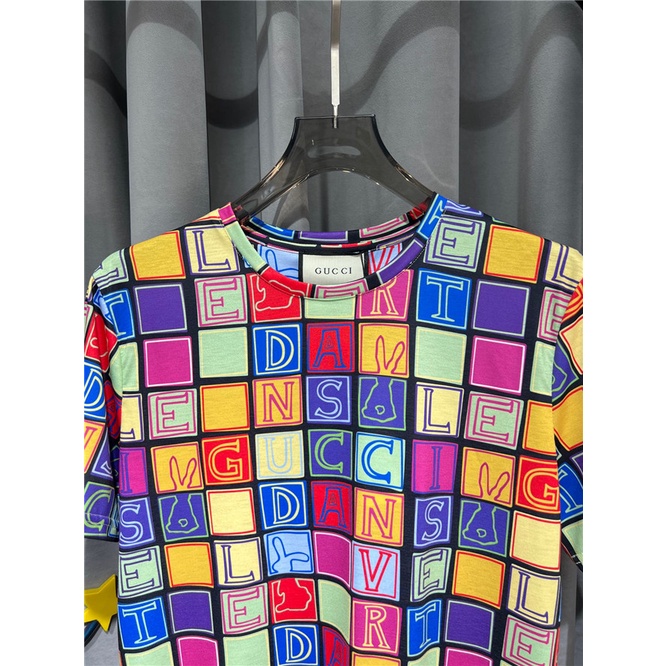 Áo Thun Nam Ngắn Tay Cổ Tròn In Chữ logo Gucc1 Size M-4XL