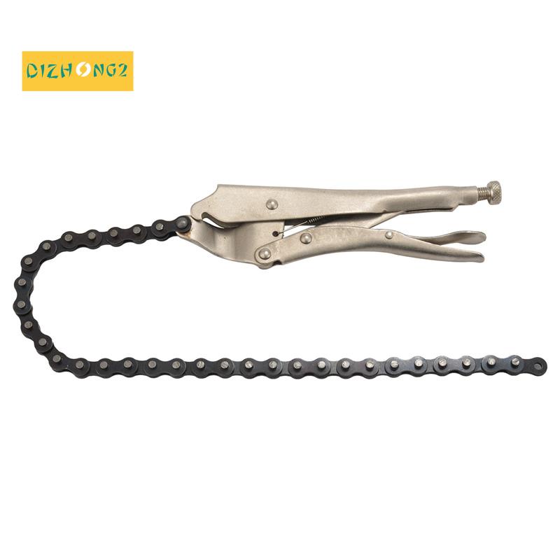 10 inch Chuỗi Vise Kẹp Kìm Khóa Tay Cầm Cờ lê Ống lọc dầu 16,5 inch Chiều dài chuỗi