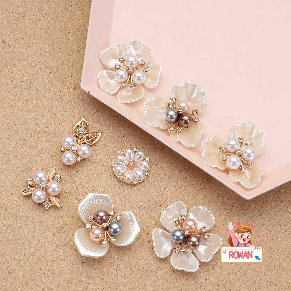 Rowans 10 Chiếc Nút May Vá|Phụ Kiện Kẹp Tóc Hình Nón