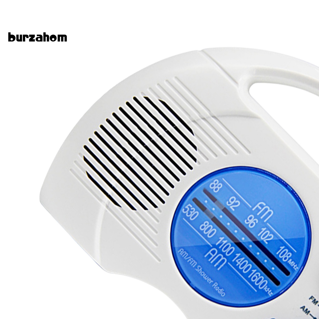 Radio AM FM Mini IPX4 Chống Thấm Nước Bền Bỉ Tiện Dụng Cho Gia Đình 0.5W