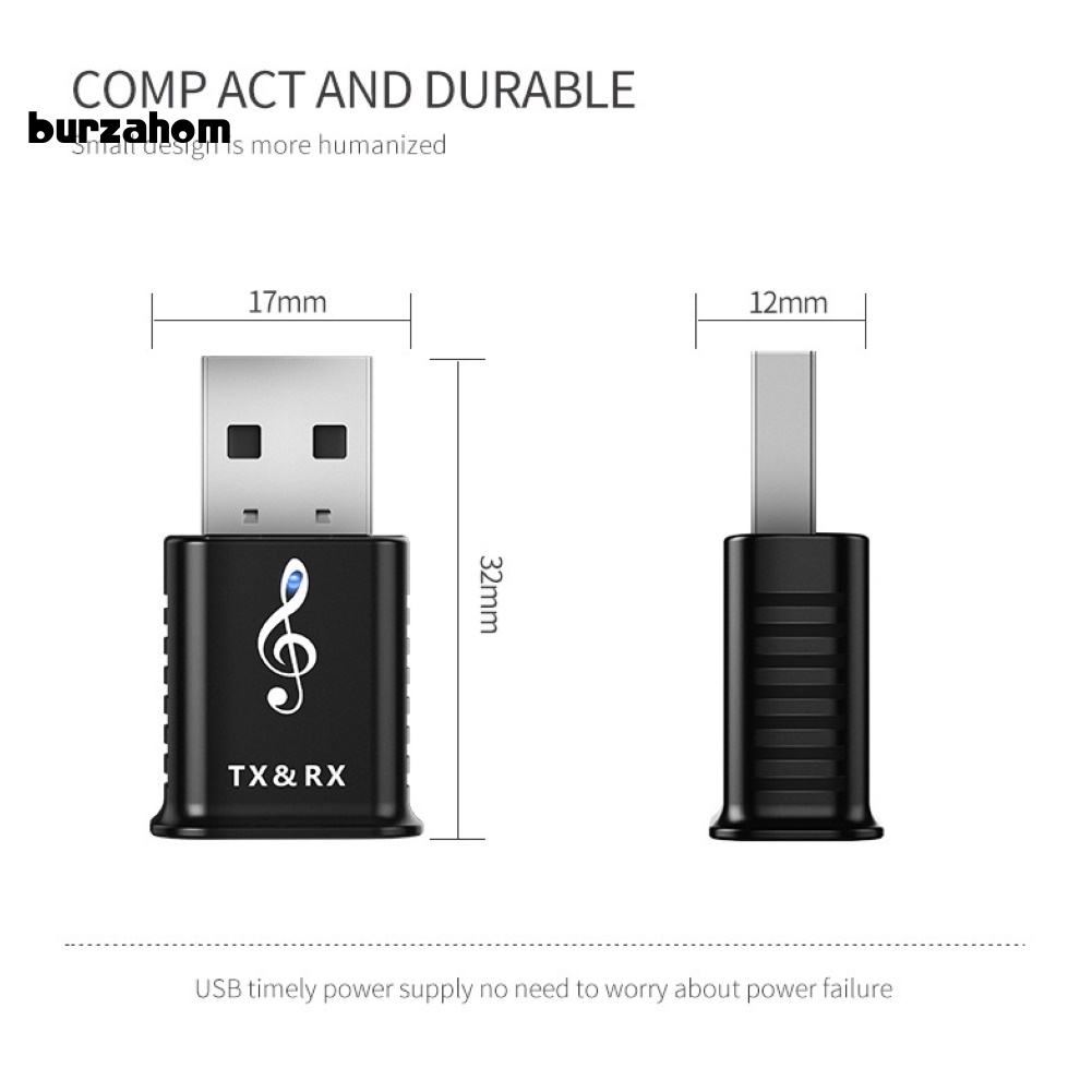 Thiết Bị Truyền Nhận Tín Hiệu Âm Thanh Bluetooth 5.0 2 Trong 1