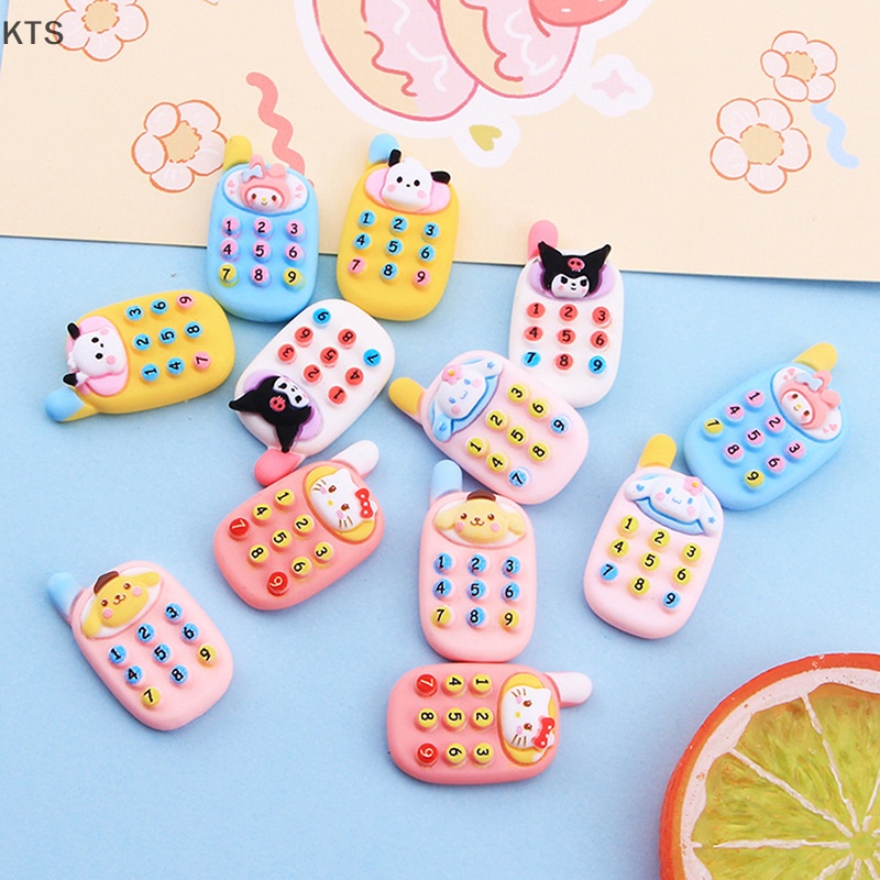 Set 10 Mô Hình Chiếc Điện Thoại Mini Xinh Xắn Dùng Để Trang Trí Nhà Búp Bê