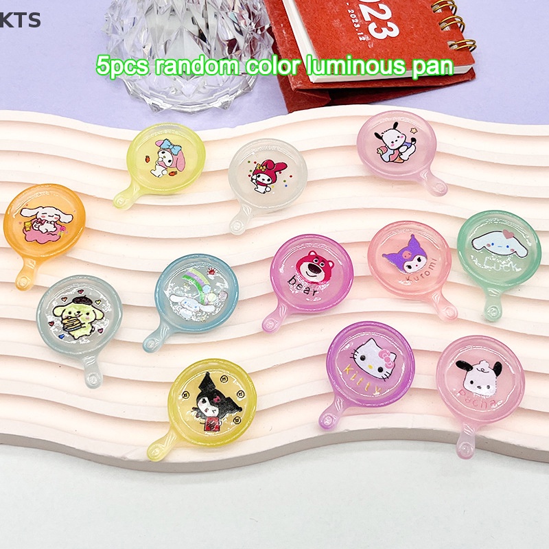 Bộ 5 Đồ trang trí Chảo Nấu Ăn Mini Dễ Thương