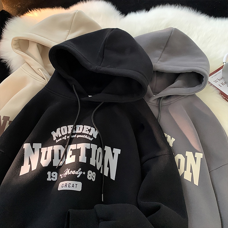 Áo Hoodie In Hình Thời Trang Hàn Quốc Dành Cho Nam Nữ