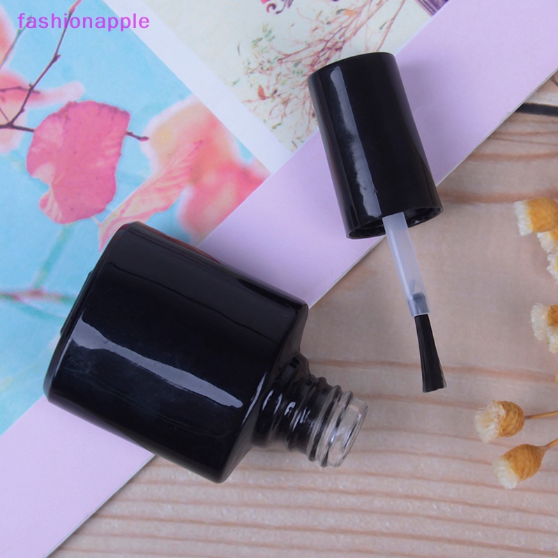 Lọ Sơn Móng Tay Bằng Thủy Tinh Màu Đen 10ml