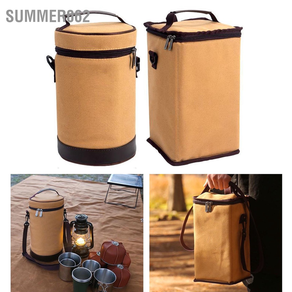 Summer062 Túi Đựng Đèn Cắm Trại Ngoài Trời Dung Lượng Lớn Với Dây Đeo Vai Có Thể Tháo Rời