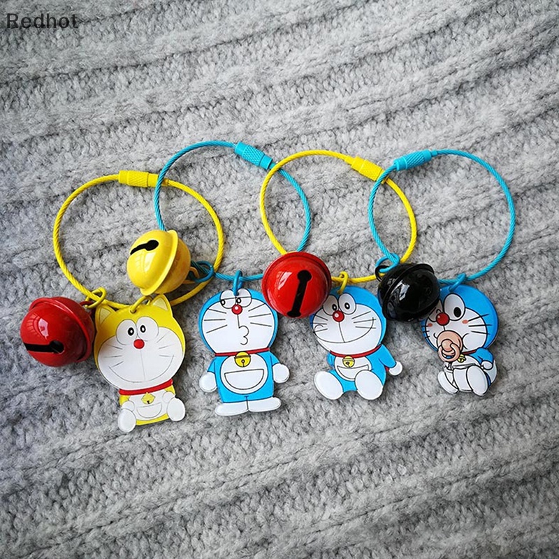 &lt; Redhot &gt; Móc Khóa Ba Lô Dây Thép Hoạt Hình Doraemon