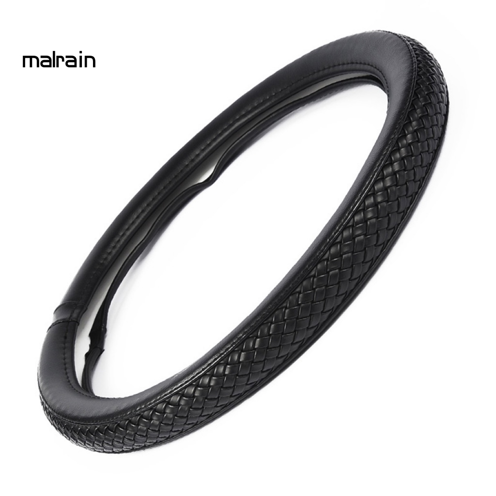 Vỏ Bọc Vô Lăng Xe Hơi Bằng Sợi Bện 14.9-Inch Chống Mòn Thoải Mái Thông Dụng