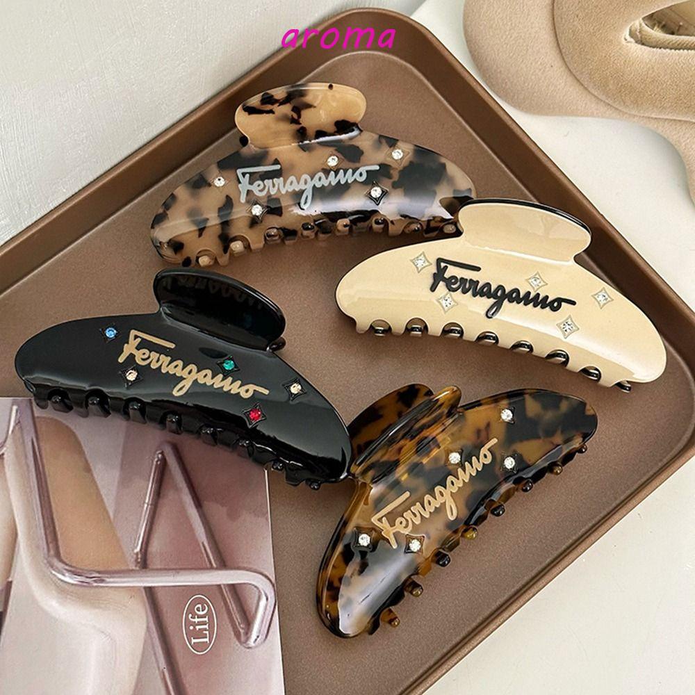 Kẹp Tóc Hình Học In Họa Tiết Da Báo / Cá Mập Dễ Thương Cho Nữ