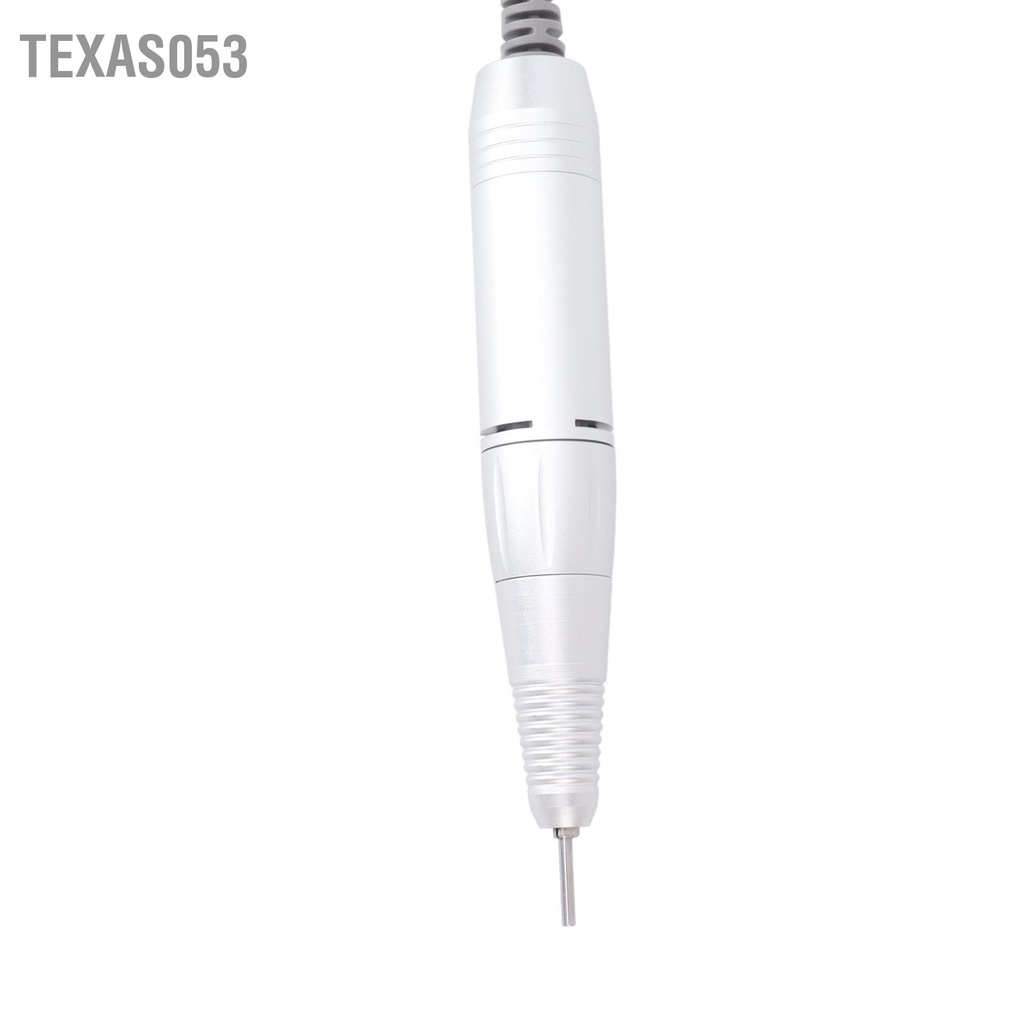 Texas053 Máy đánh bóng móng tay chạy điện 30000RPM USB Sạc 2600mAh Bộ dũa với 6 mũi khoan