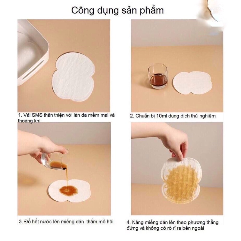 Miếng Dán Thấm Mồ Hôi Nách Áo, Hạn Chế Ngăn Cản Mồ Hôi Mùi Cơ Thể Hiệu Quả