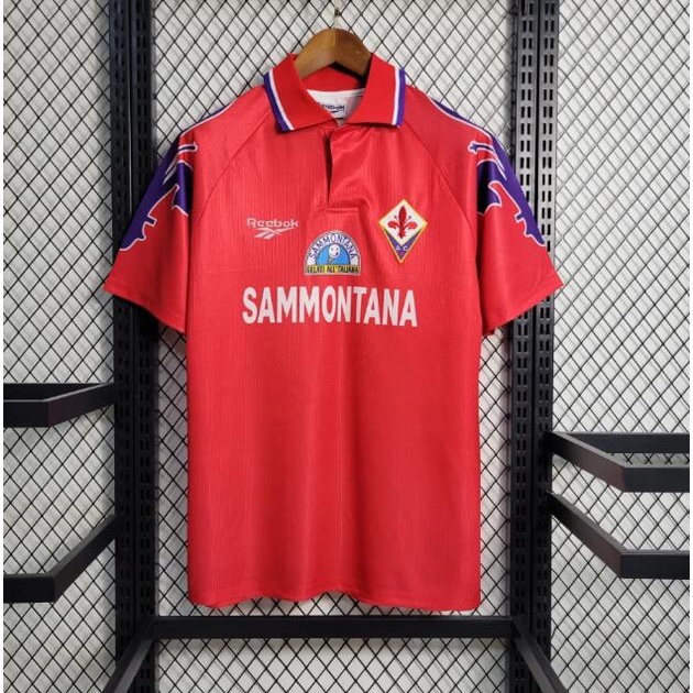 Áo Bóng Đá Phong Cách Fiorentina Cổ Điển 1995-96