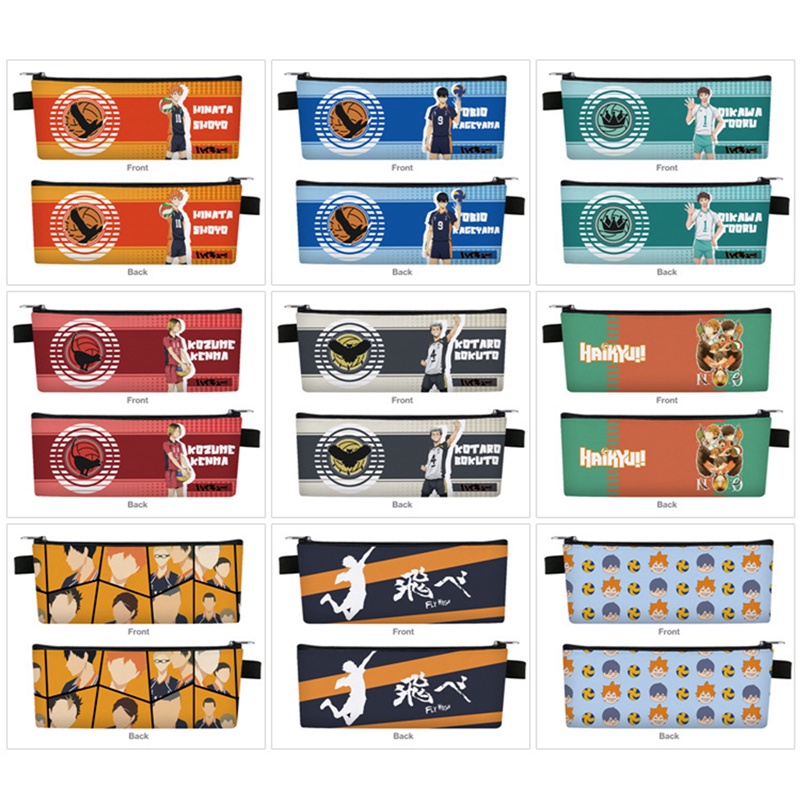 Hộp Bút In Hình Anime Haikyuu Độc Đáo Xinh Xắn