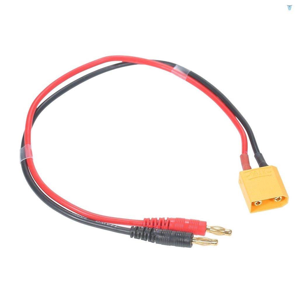 Dây Cáp Sạc QM159 Chuyển Đổi XT90 Đầu Cắm Sang 4mm 14AWG 30cm
