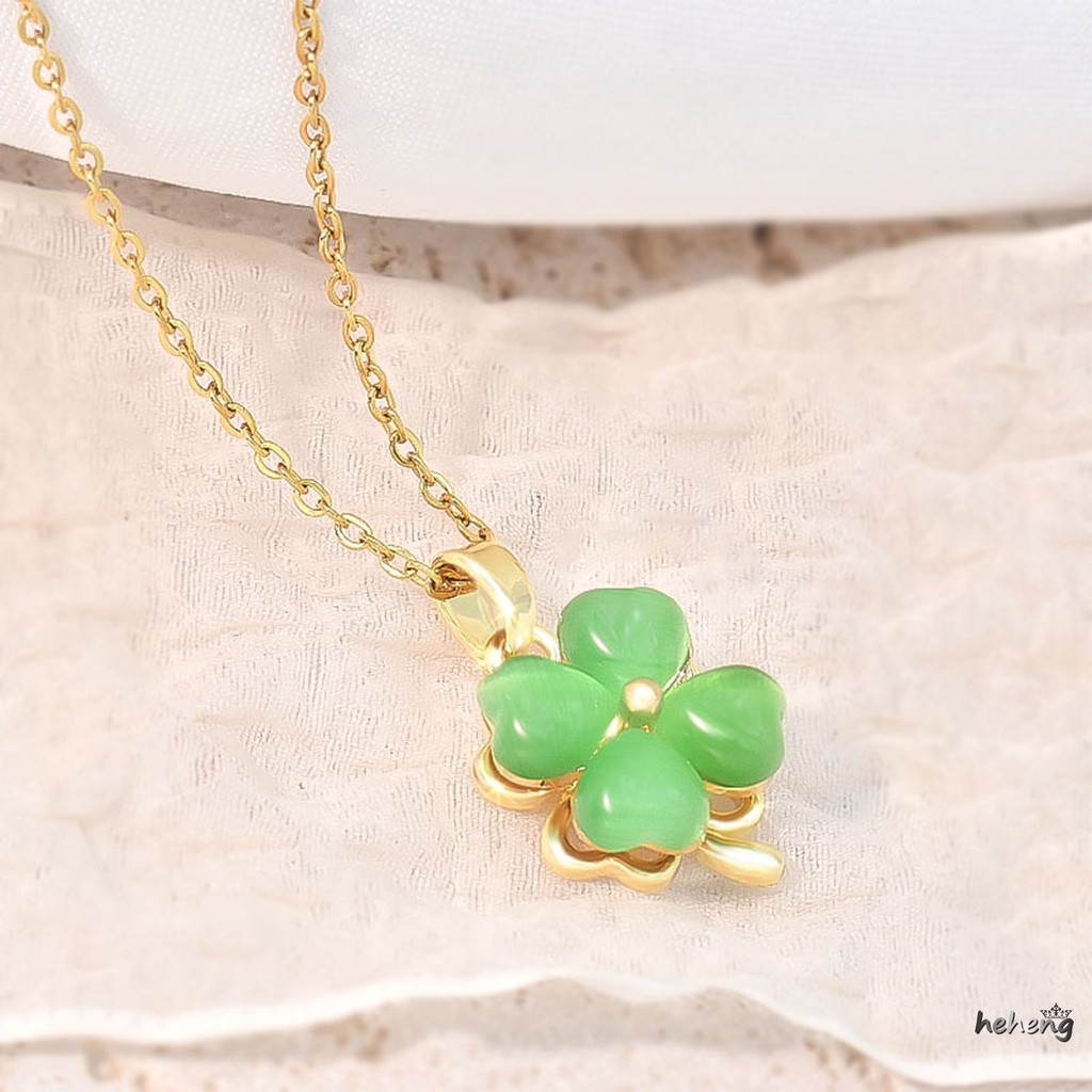 Vòng cổ Mặt Đá Opal Thủ Công Siêu Bền Cho Nữ