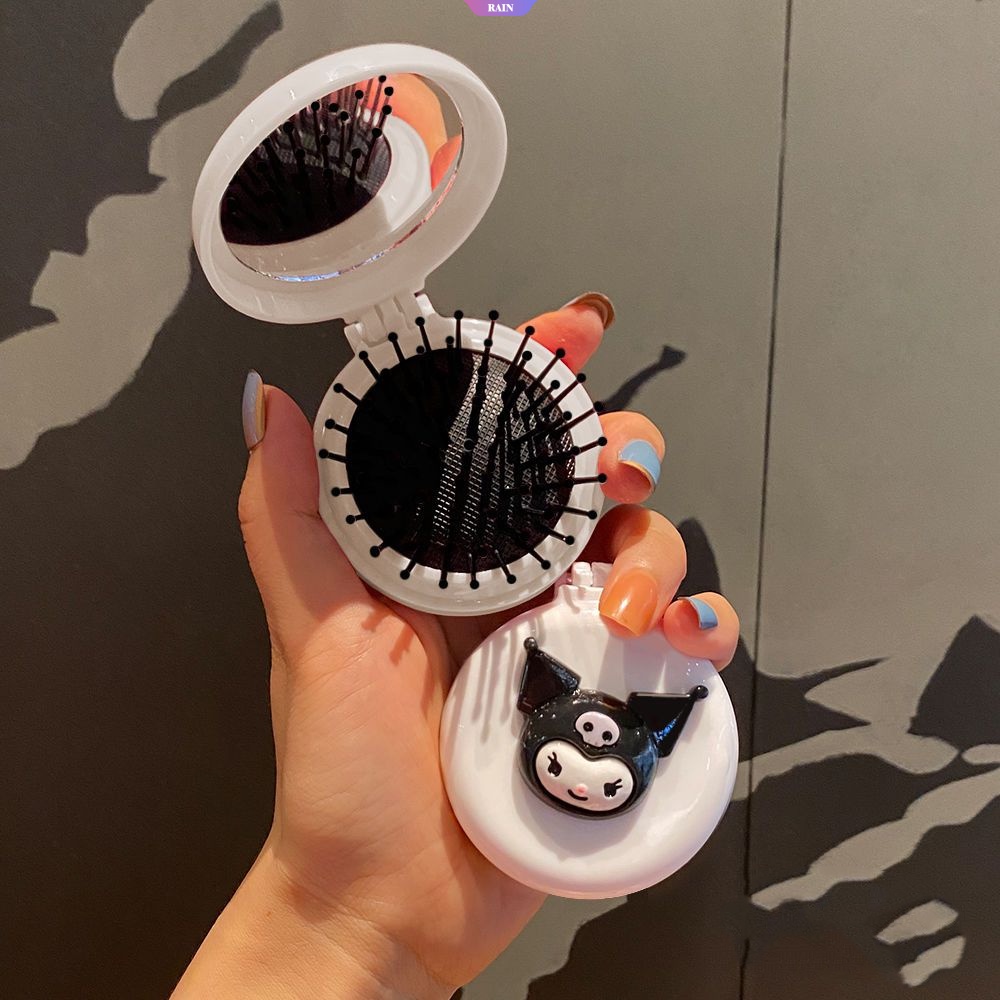 Gương Trang Điểm Gấp Gọn Bỏ Túi Khí Hình Hello Kitty Sanrio Y2k Cinnamoroll My Melody Kuromi Lotso StellaLou