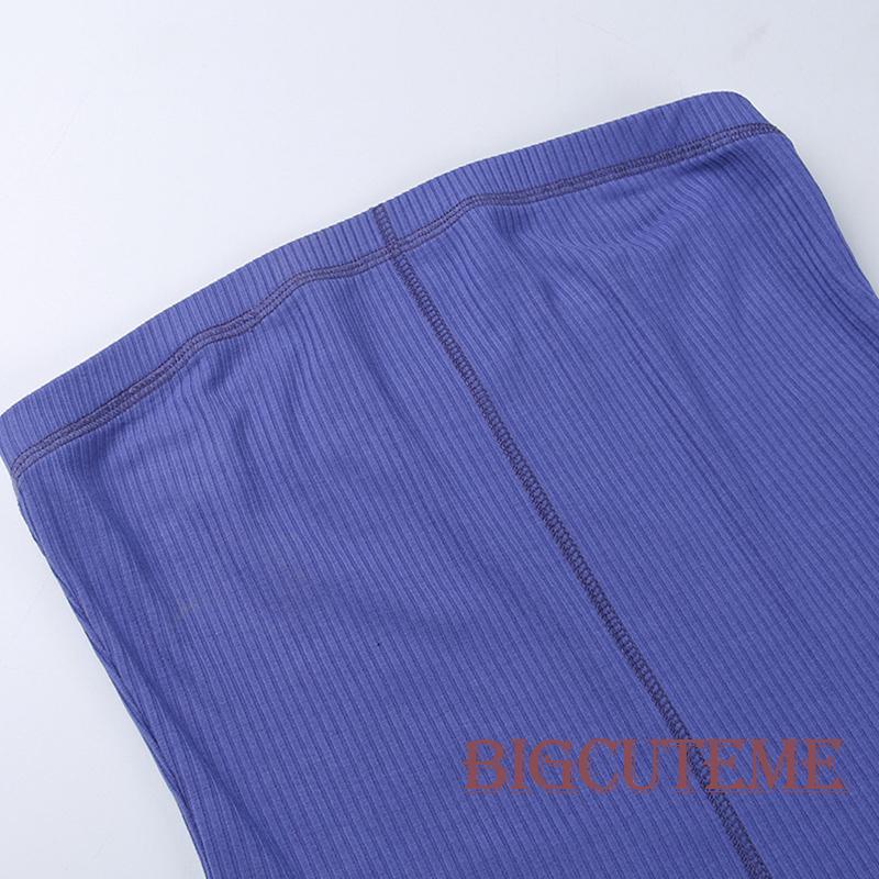 [] Áo Ống Cổ Thuyền Màu Trơn Hở Lưng Không Dây Lệch Tà Thời Trang Mùa Hè Cho Nữ