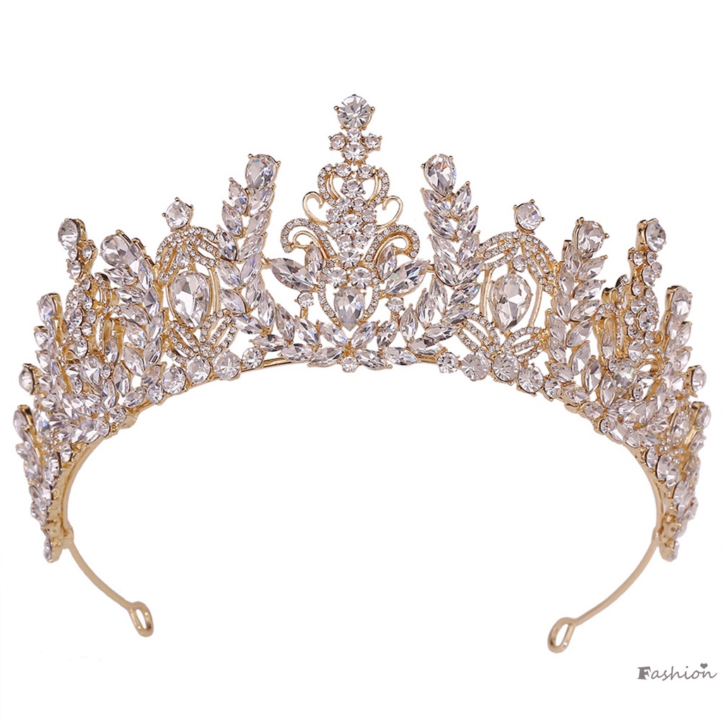 Cài Tóc Hình Vương Miện Đính Đá Lấp Lánh