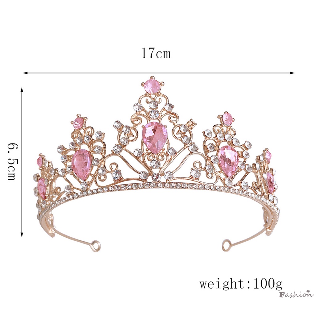 Cài Tóc Hình Vương Miện Công Chúa Lấp Lánh Dành Cho Nữ