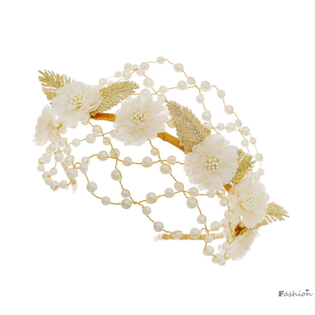 Băng Đô Cài Tóc Hình Vương Miện Có Đính Hạt Pha Lê