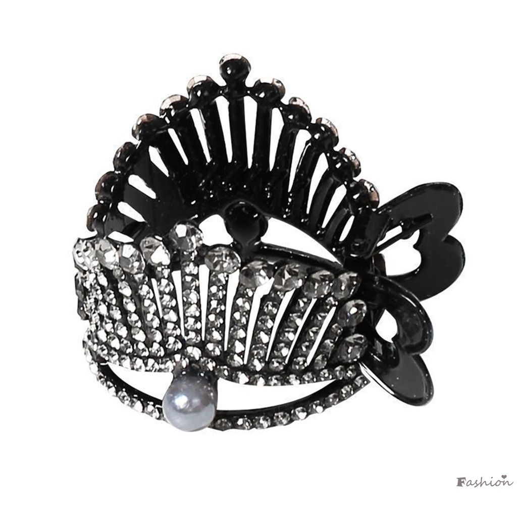 Kẹp Tóc Hình Vương Miện Đính Đá Thời Trang
