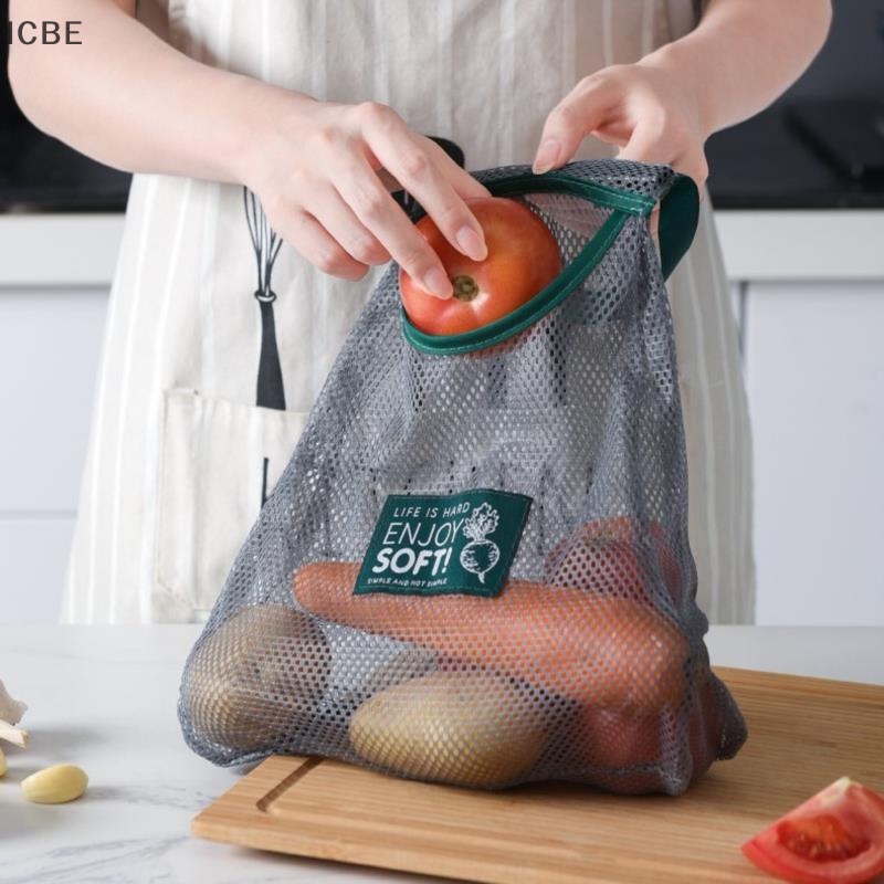 Túi Lưới Đựng Rau Củ Quả Dùng Nhiều Lần Tiện Dụng Cho Nhà Bếp