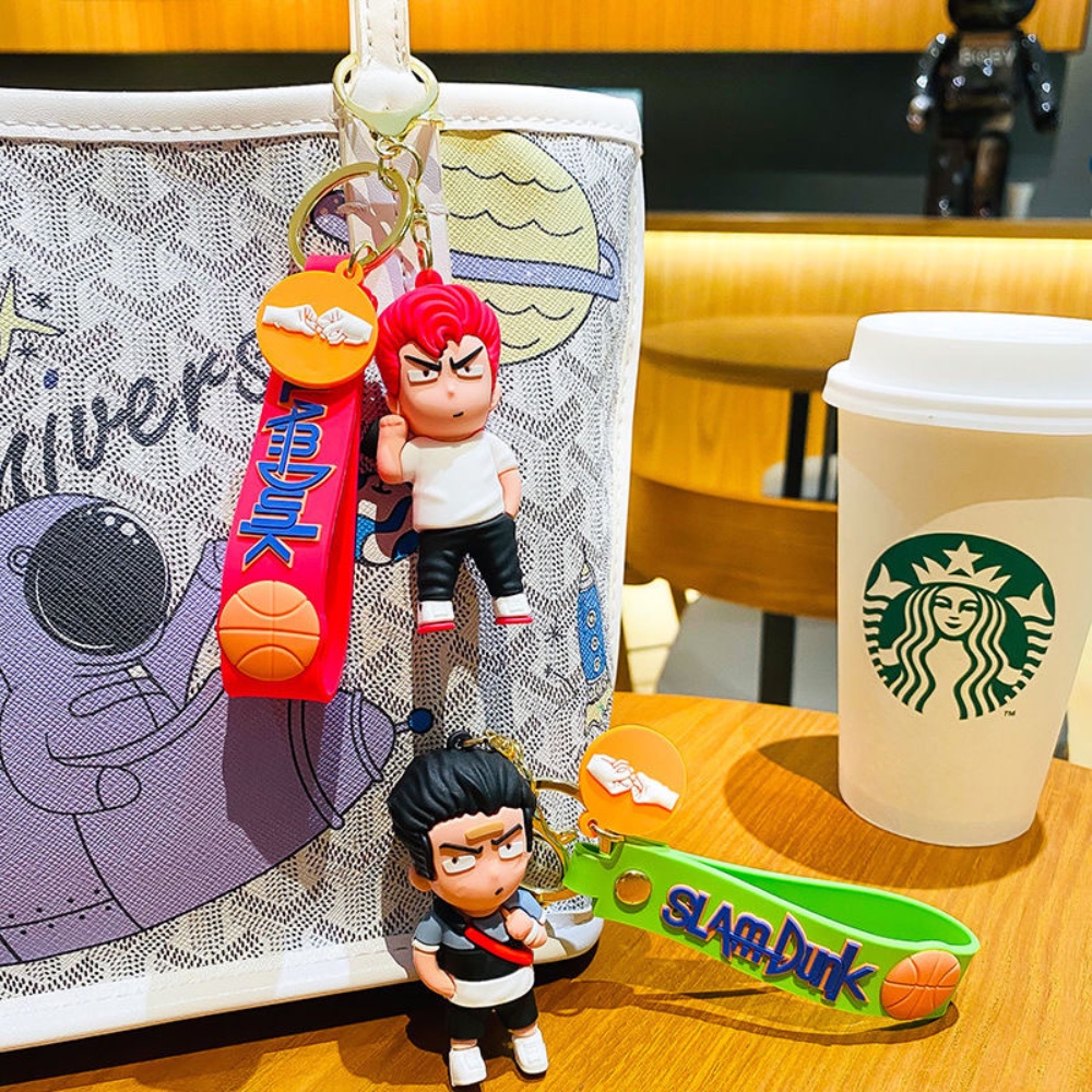 Móc Khóa Kim Loại Hình Slam Dunk Hoa Anh Đào Kawa Maple Mitsui Shou Hoạt Hình Sáng Tạo Làm Quà Tặng Cho Bạn Bè