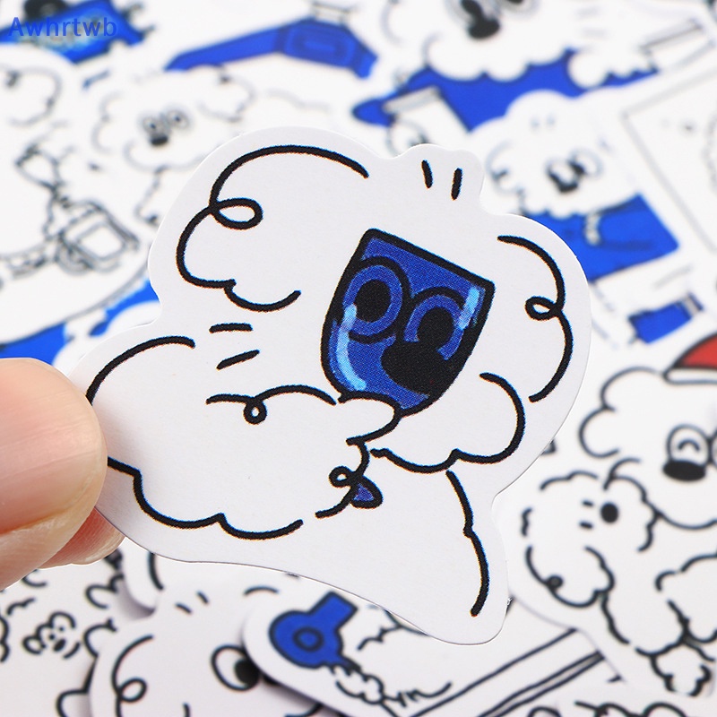 Bộ 60 Miếng Dán Hình Chú Chó Graffiti Dễ Thương Dùng Trang Trí DIY Mới