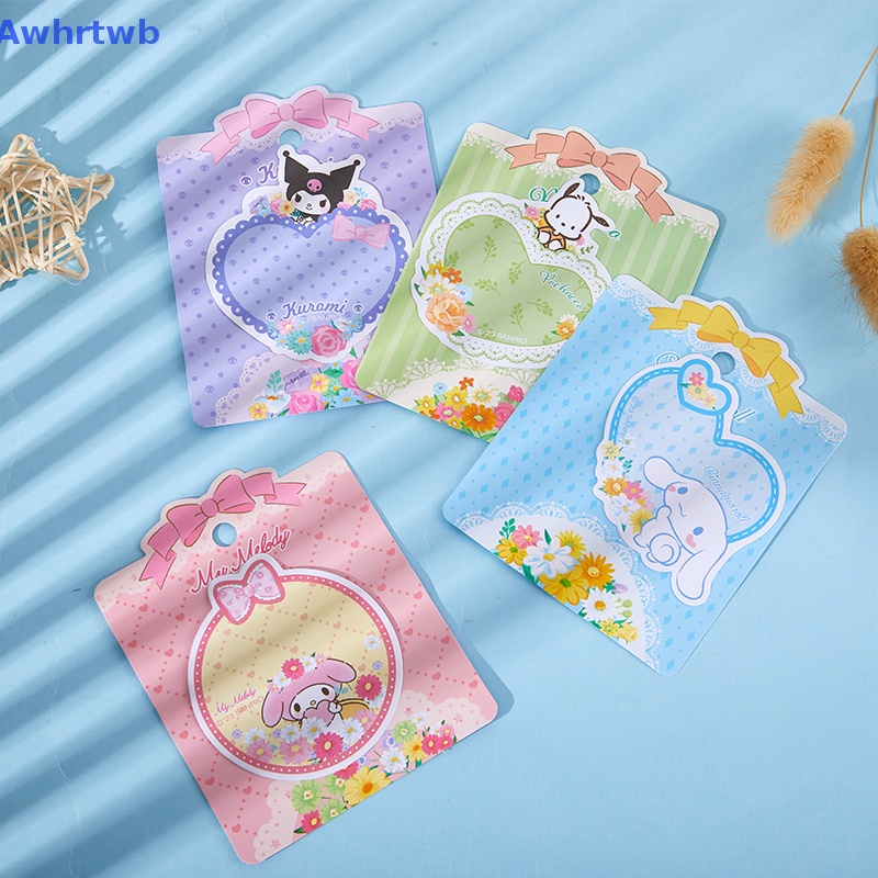 Awhrtwb Giấy Ghi Chú Họa Tiết Hoạt Hình Cún Cinnamon Melody Dễ Thương Cho Học Sinh Mới