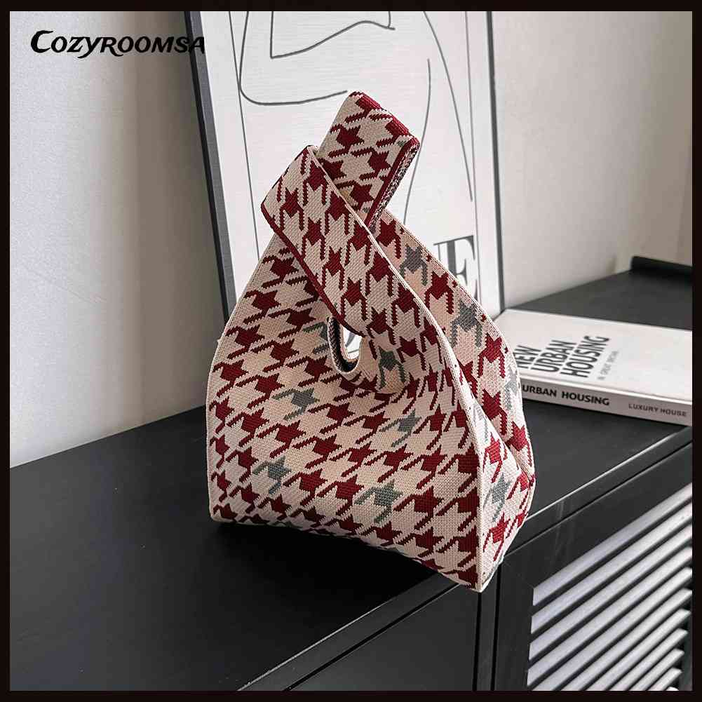 Ví Cầm Tay Đan Len Thời Trang Dành Cho Nữ