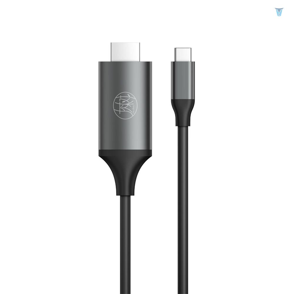 Dây Cáp Chuyển Đổi Giao Diện USB C Sang Giao Diện Đa Phương Tiện Độ Nét Cao 4K Cho Laptop Máy Tính Bảng Dài 3M