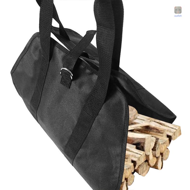 Giá Đỡ Củi Gỗ 600D Bằng Vải Oxford Chống Chịu Thời Tiết Tiện Dụng