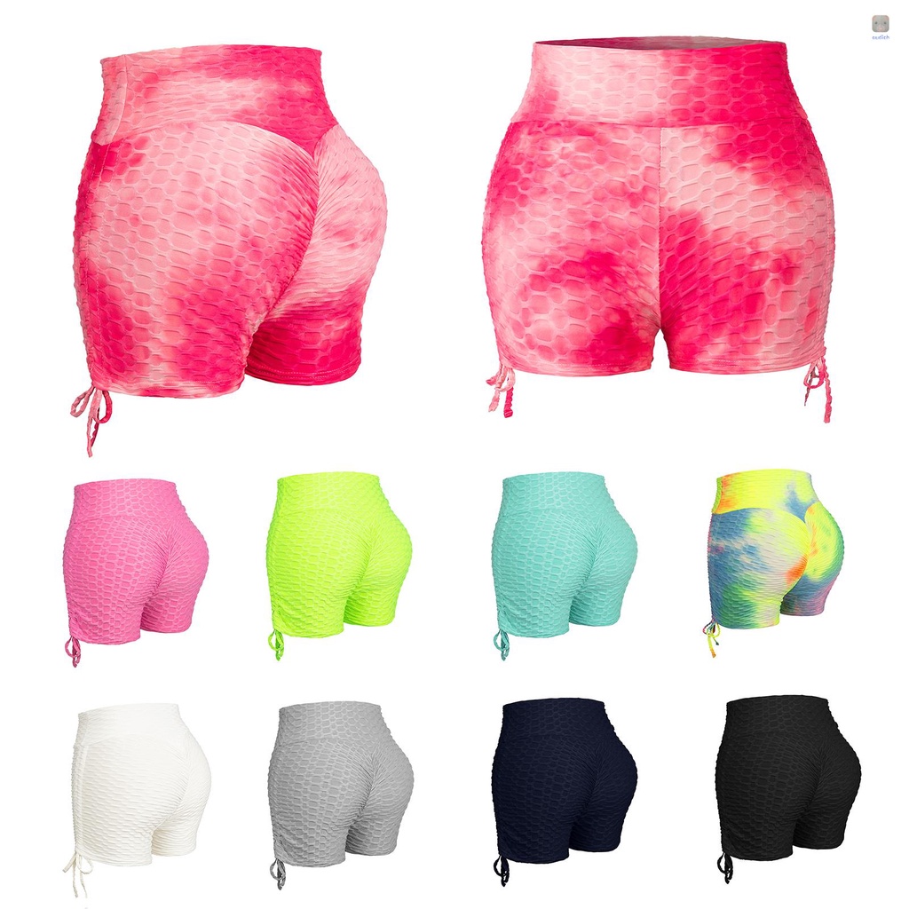 Quần Short Thể Thao Lưng Cao Nâng Mông Thoáng Khí Thời Trang Cho Nữ