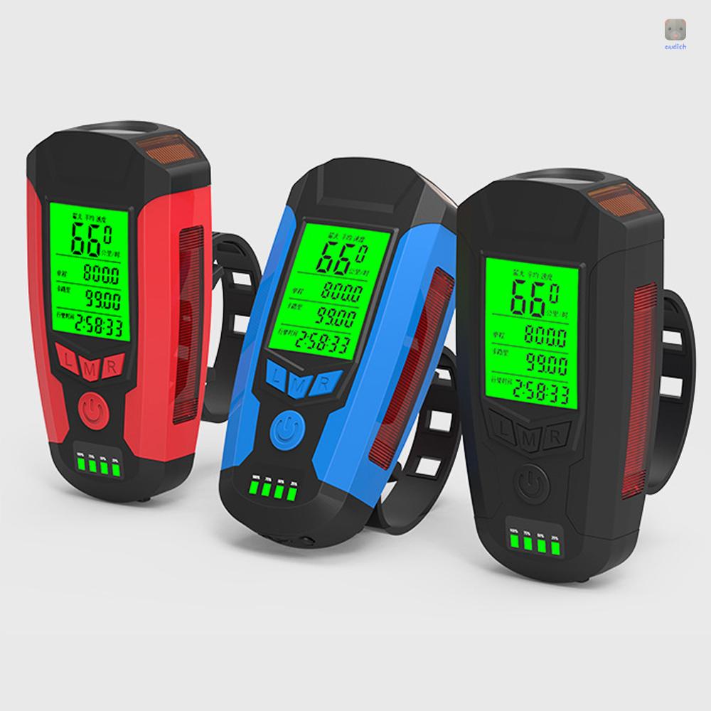 Đèn Pha Led 130dB 5 Chế Độ Kèm Còi Và Sạc USB Tiện Dụng Cho Xe Đạp