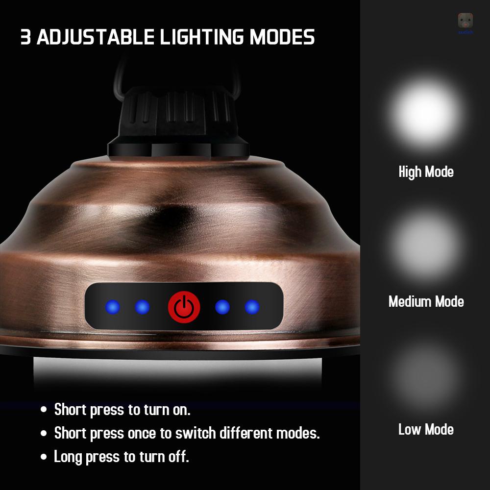 Đèn Lồng Mini IPX4 Chống Thấm Nước Kèm Sạc Tiện Dụng Mang Theo Du Lịch Cắm Trại