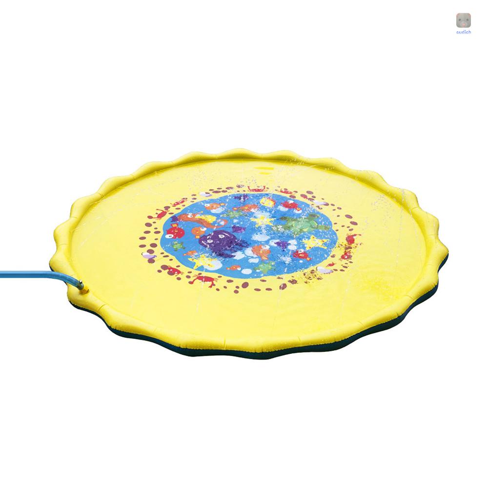 Thảm Bơm Hơi Phun Nước Bằng PVC Dành Cho Trẻ Em Chơi Ngoài Trời