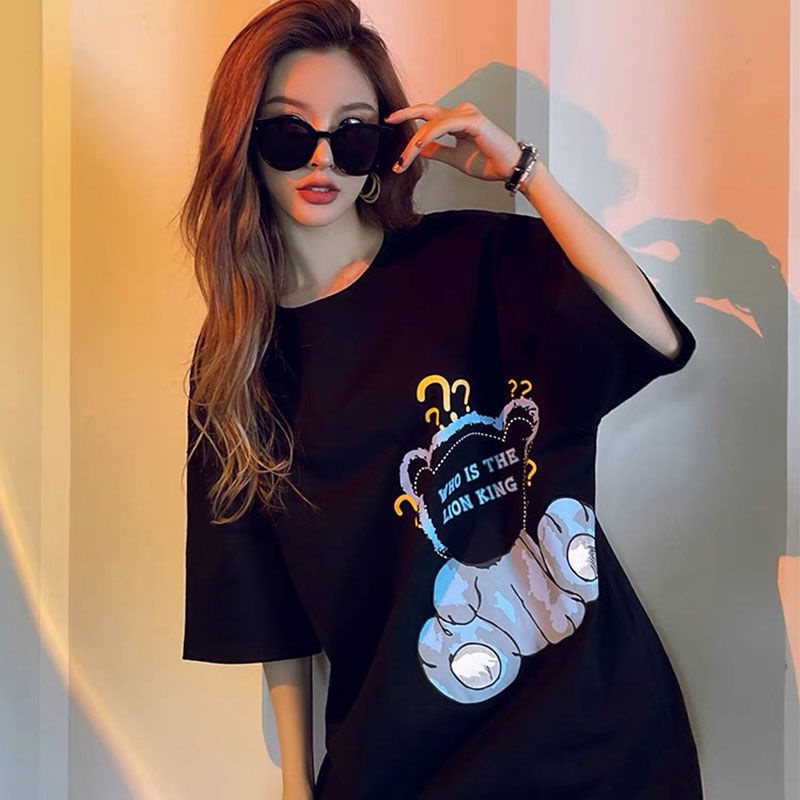 Áo Thun Ngắn Tay Dáng Rộng Phong Cách Hong Kong Thời Trang Mùa Hè Hàng Mới 2023