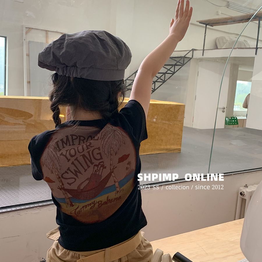 Áo Thun Ngắn Tay Thời Trang Mùa Hè 2023 Dành Cho Bé Gái