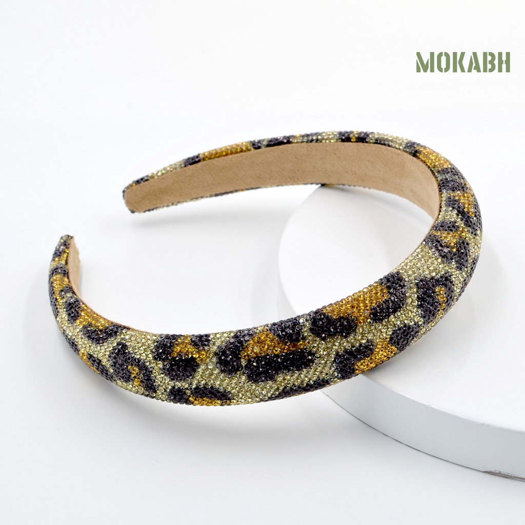 Kẹp Tóc Họa Tiết Hình Con Báo Đính Đá Theo Phong Cách Baroque