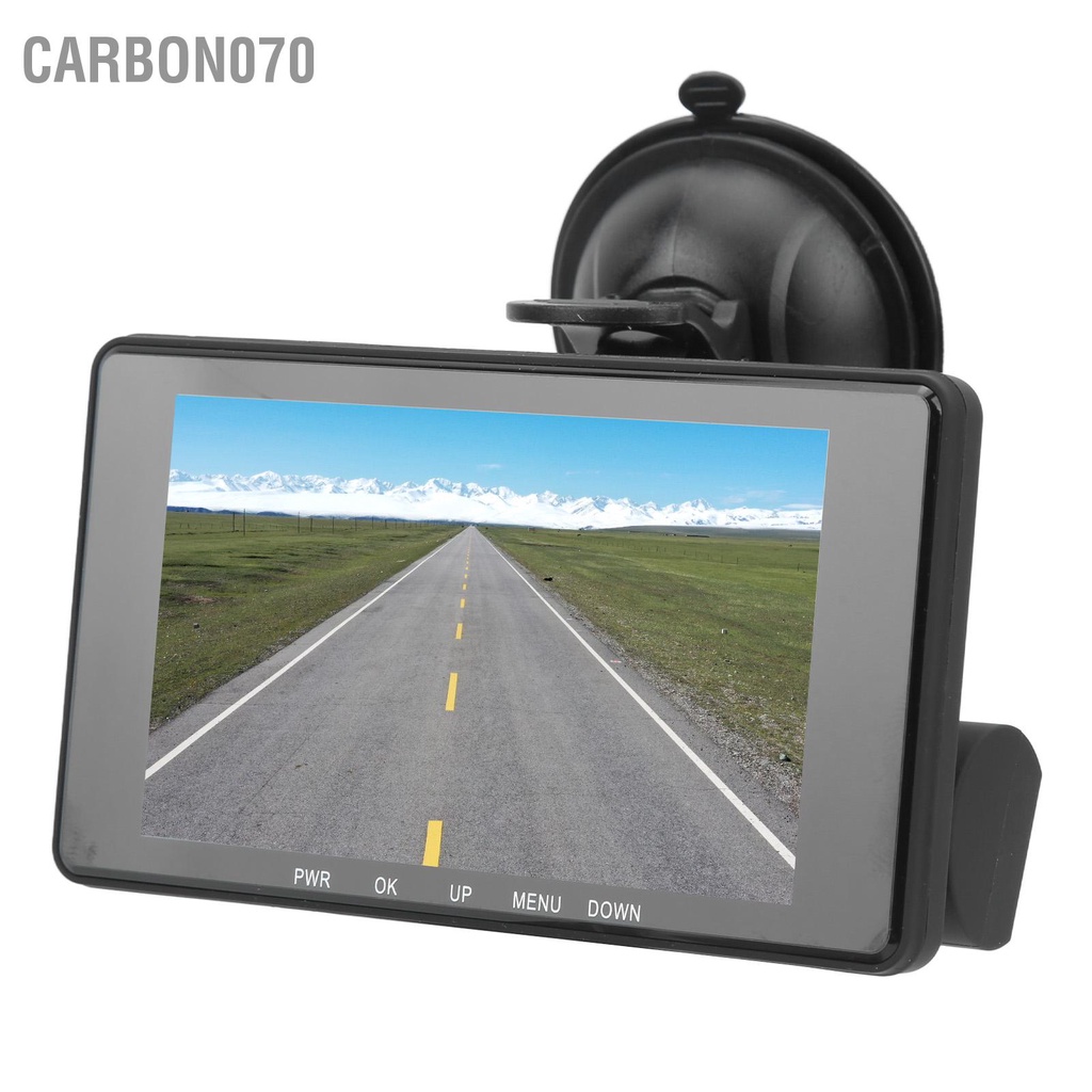 Carbon070 Lái Xe Ô Tô Camera 3 Way Dash Tầm Nhìn Ban Đêm Đầu Ghi Hình Cảm Ứng Trọng Lực GPS Vòng Lặp