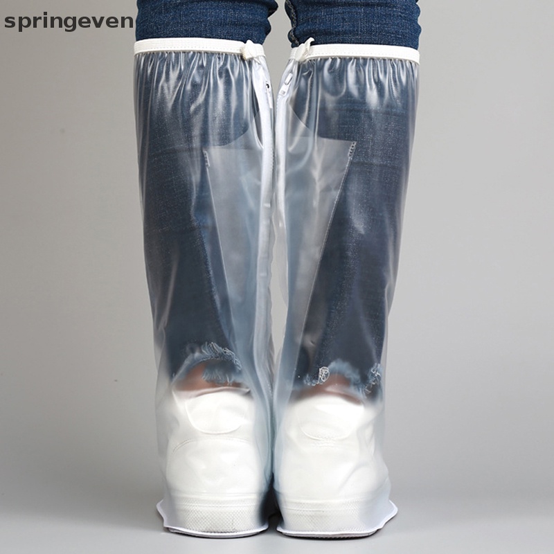 Vỏ Bọc Giày Đi Mưa Chống Trượt Chống Thấm Nước Có Khóa Kéo Tái Sử Dụng Tiện Lợi