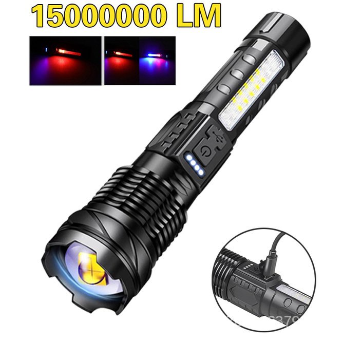 Đèn Pin Chiến Thuật Siêu Sáng Chống Thấm Nước Có Thể Sạc Lại Lumens 18650 OTRW