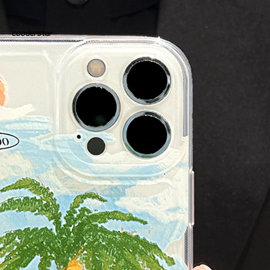 Ốp Điện Thoại Chống Sốc In Hình Trái Dừa / Mặt Trời Cho iPhone 14 Pro / Pro Max