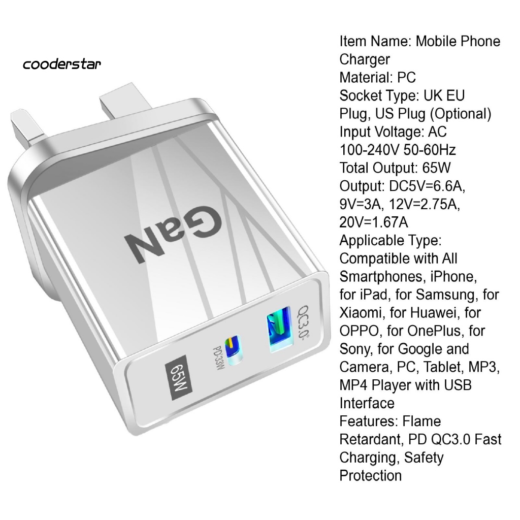 Bộ Sạc Pin PD Chịu Nhiệt Thấp Cho Điện Thoại Di Động Văn Phòng