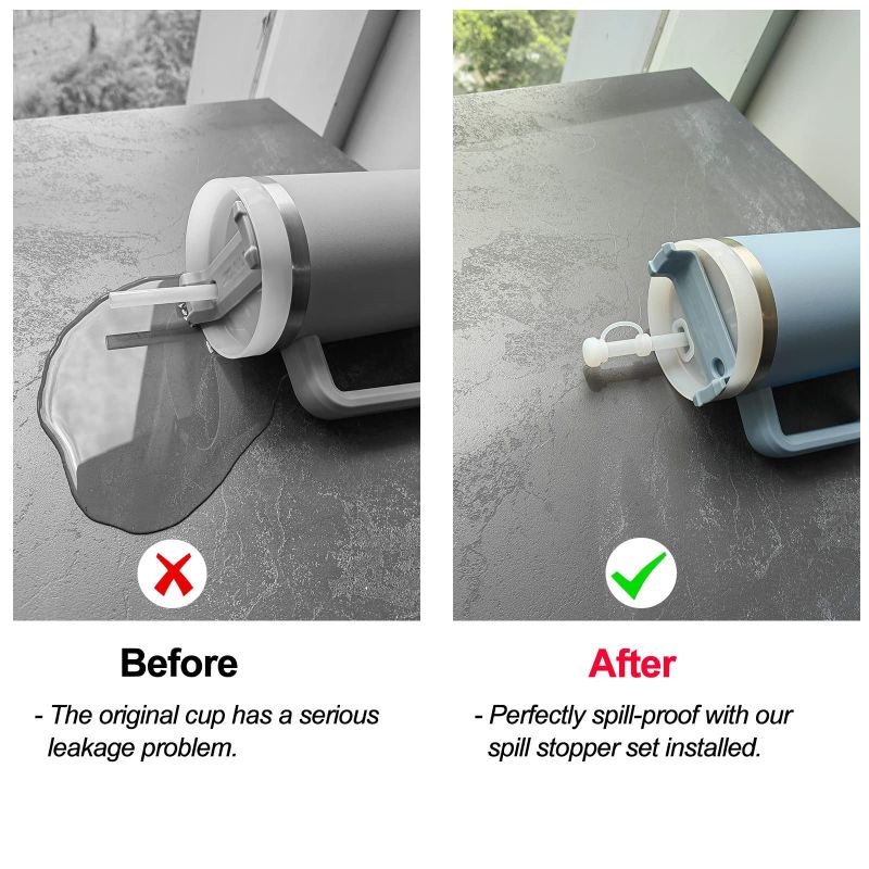 Bộ 3 Nút Silicone Đậy Cốc Chống Rò Rỉ Tương Thích Với Stanley Cup 1.0 40oz / 30oz